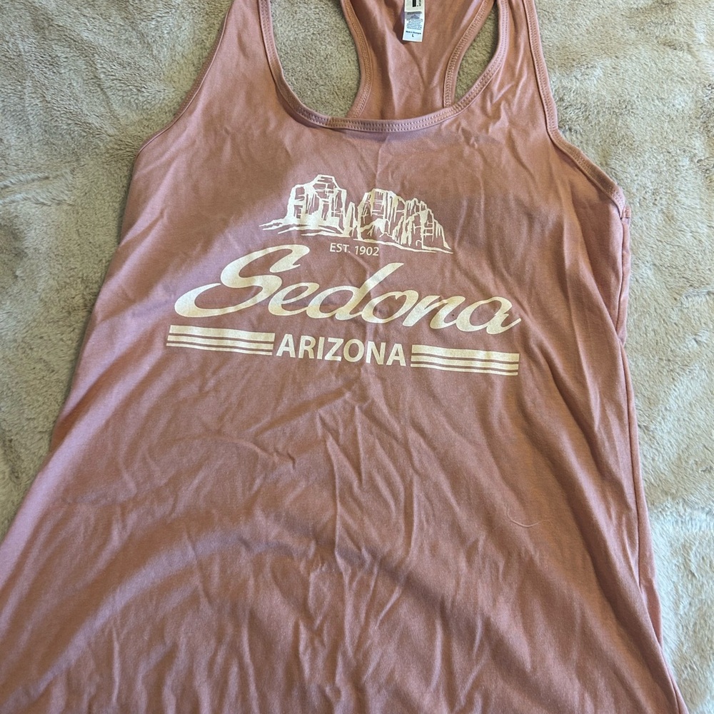 Peach Tank Top women’s large